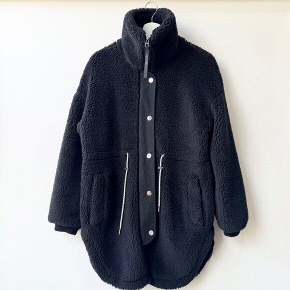 Varley Jamie Sherpa Jacket Black Women’s Size XS Q1 - Picture 4 of 14
